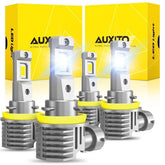 4x H11+H11 LED Headlight Combo High Low Beam Bulbs Kit Super White Lamps EOA 6B93BC-57