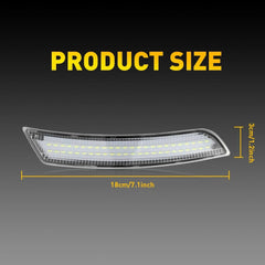 Fit 2016-2022 Chevrolet Camaro white clear LED Marker Side Lights Kit Front Rear 6B93BC-57