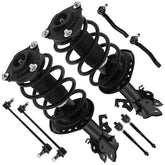 Front Struts Tie Rod Ends Sway Bars Kit For Nissan Sentra 2014-2019 Coil Spring 6B93BC-57