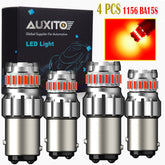 4X AUXITO 1157 2057 LED Red Bright Brake Tail Stop Light Parking Bulbs US EOA AUXITO