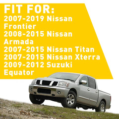 Fit Nissan Frontier 1 Pair License Plate Rear Light Bumper Lamp Housing Cover SE 6B93BC-57
