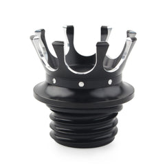 King Crown Gas Cap Fuel Tank Right-hand Thread Bil for Harley Softail