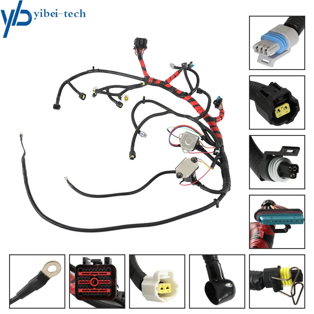 Engine Wiring Harness For Ford F250 F350 F550 Super Duty 7.3L Diesel 1999-2001 6B93BC-57