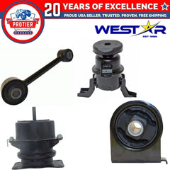 Engine Motor & Torque Strut Mount 4PCS Set Compatible for 06-08 Mercury Mariner 6B93BC-57