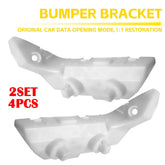 4pc For 2008-2013 Infiniti G37/2014-2015 Q60 Bumper Fender Bracket Support Front 6B93BC-57