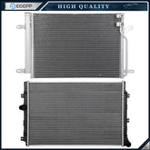 Aluminum Radiator & AC Condenser Cooling Kit For 2014-2015 Volkswagen Beetle 6B93BC-57