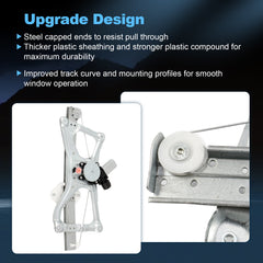 For 2006-2011 Honda Civic Sedan Front Left Power Window Regulator With Motor 6B93BC-57