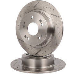 Rear Drilled Slotted Brake Rotors For ACURA ILX TSX 2005-2007 Honda Accord KOEEP
