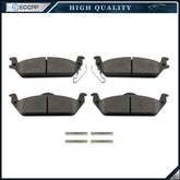 4PCS Rear Semi-Metallic Brake Pads For 2003 2004 Dodge Dakota 6B93BC-57