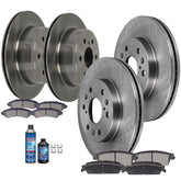 Front Rear Disc Rotors and Brake Pads for Chevy Silverado 1500 GMC Sierra 1500