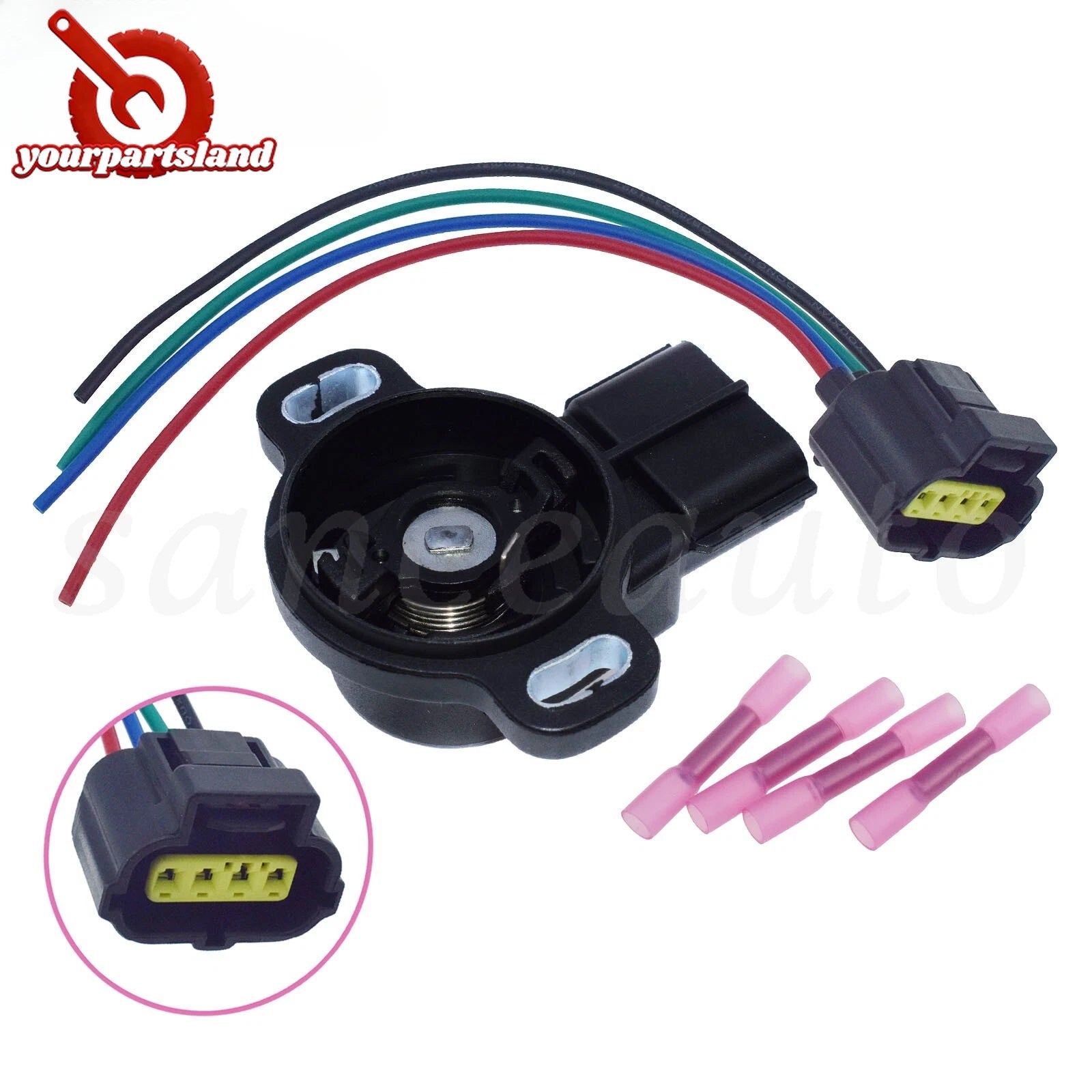 Throttle Position Sensor & Connector For Lexus Toyota Geo Kia Mazda 8945222090 6B93BC-57