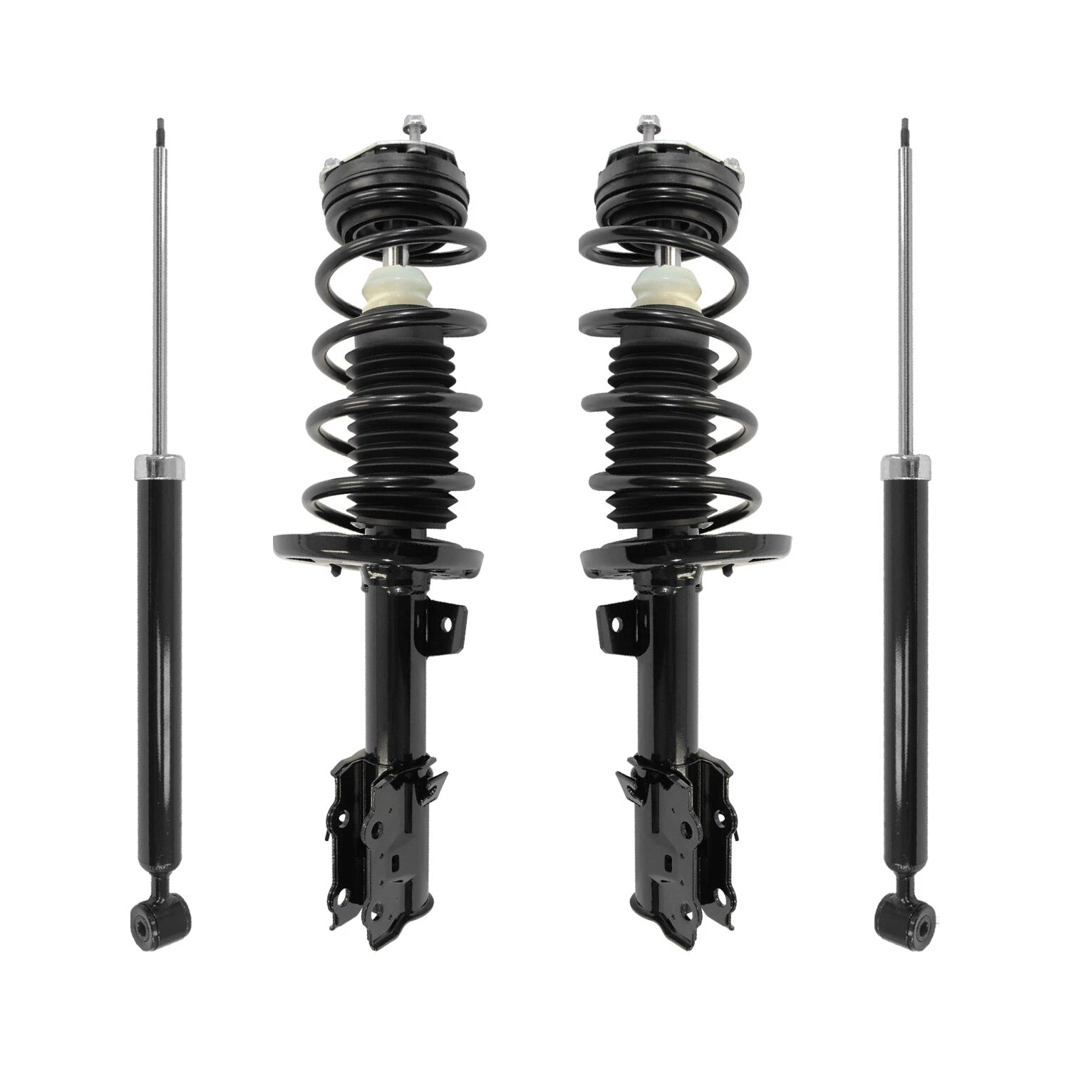 Front & Rear Complete Strut Assembly Shock Kit for 2014-2019 Ford Fiesta 6B93BC-57
