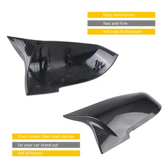 Carbon Fiber Side Mirror Caps Cover For 2014-2018 BMW M Series F87 M2 BMW i3 i3S 6B93BC-57