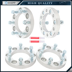 4 Pcs 1" 6x5.5 Wheel Spacers 12x1.5 For Chevy Silverado Sierra 1500 1999-2025 6B93BC-57