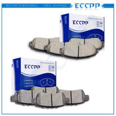 Front + Rear Ceramic Brake Pads For 2005 2006 2007 2008 2009 2010 Honda Odyssey 6B93BC-57