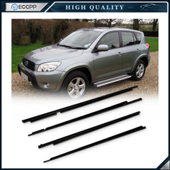 For 2006-2008 Toyota Rav4 Front & Rear Door Window Seal Belt Molding 6B93BC-57