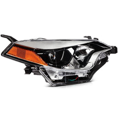 ECCPP Headlights Assembly For Toyota For Corolla 1.8L 2014-2016 Pair Black Amber ECCPP