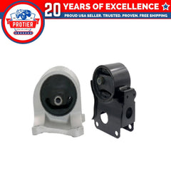 Rear Motor & Trans Mount 2PCS Set Compatible for 2002-2006 Nissan Altima 2.5L 6B93BC-57