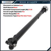 Front Drive Shaft Prop For 2002-2004 Jeep Grand Cherokee 4.0L 52105884AA 34.625" 6B93BC-57