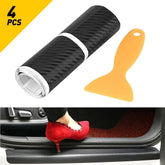 4x Accessories Carbon Fiber Car Scuff Plate Door Sill 5D Sticker Protector EOA 6B93BC-57