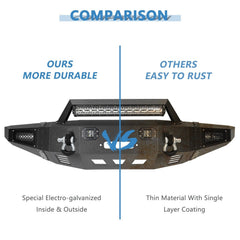 Powder Coated Front Bumper Assembly w/ Lights for 2009-2014 Ford F150 SVT Raptor KOEEP