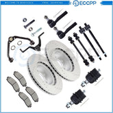 Front Upper Control Arm Suspension with Brake Rotor Pad For 2003-11 Ford Ranger KOEEP