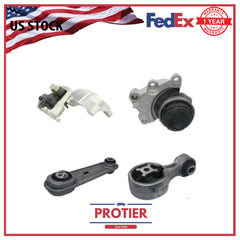 Motor & Trans Mount 4PCS Set Fit 2014-2019 Nissan Rogue 2.5L for Auto Trans 6B93BC-57