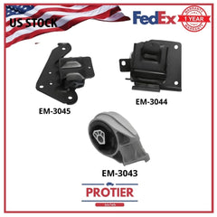 Engine & Trans Mount Fits 3PCS for Chevrolet Pontiac GMC Saturn Car/Truck 93- 08 6B93BC-57