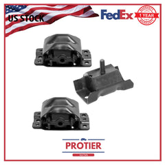 Engine Mount Set 3PCS for Chevrolet Van Express Gmc Van Savana 1500 2500 3500 6B93BC-57
