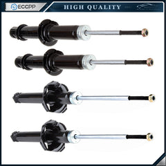 Front Rear Struts Shocks For 1997-2001 Honda CR-V Left Right ECCPP 6B93BC-57