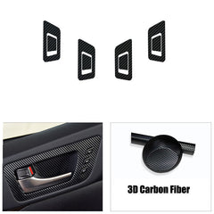 Interior Center Console Carbon Fiber Molding Sticker For Toyota Highlander 15-21