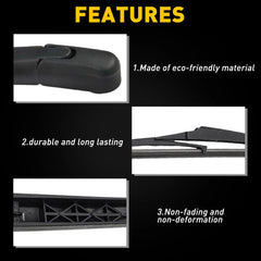 Rear Wiper Arm and Blade for Kia Soul 2010-2020 Back Window Windshield Wiper US 6B93BC-57