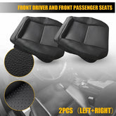 2X For 08-14 Mercedes Benz C250 300 350 4Matic Bottom Seat Covers Leather LH RH 6B93BC-57