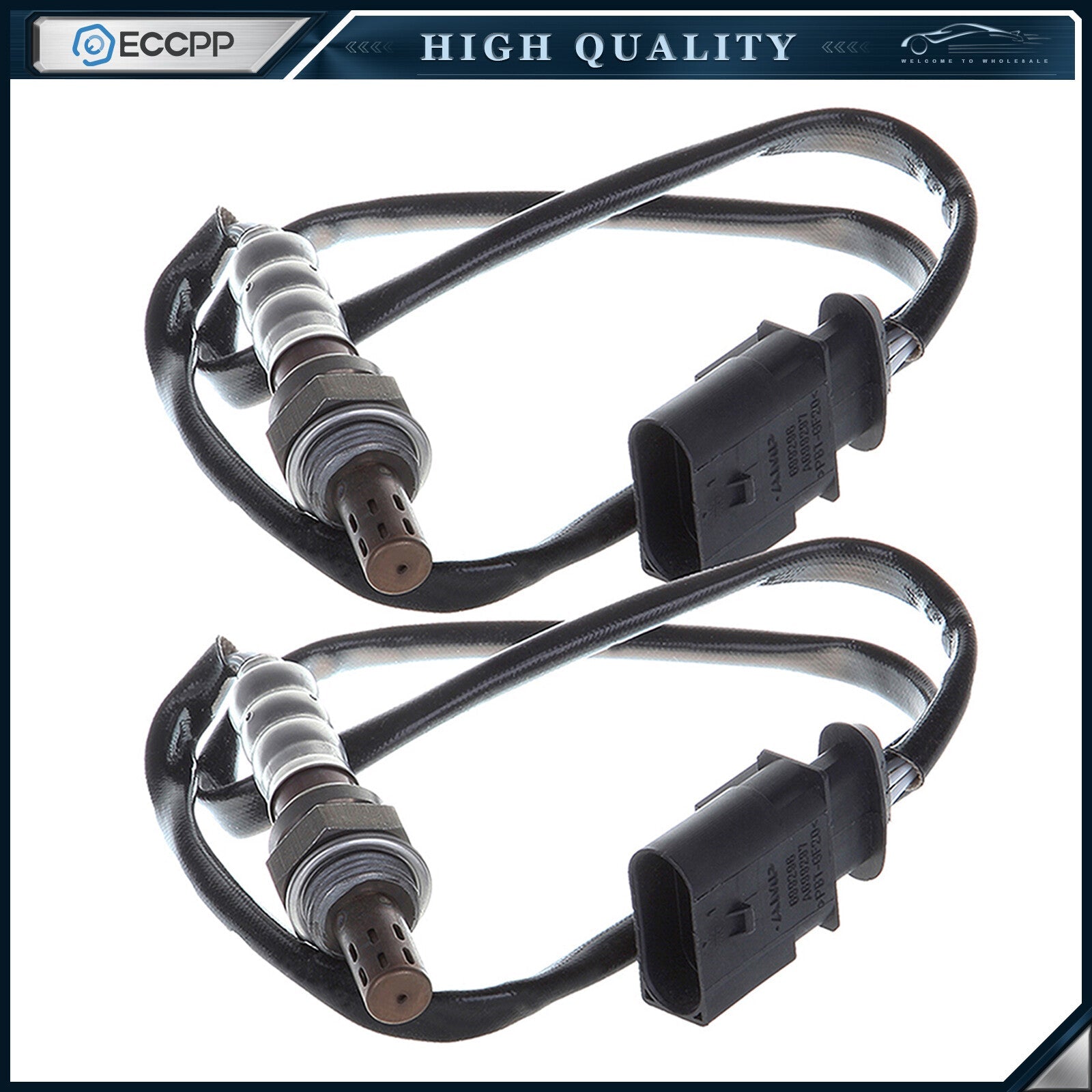 For 02-08 Mini Cooper 1.6L Oxygen 02 o2 Sensor O2 2pcs Upstream&Downstream 6B93BC-57