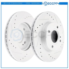 Front Brake Discs Rotors For 2011 2012 2013 2014 2015 2016 2017-2019 Ford Fiesta 6B93BC-57
