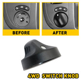 4WD 4X4 Switch Knob Dial Black For 1999-2004 Ford F-150 OE# XL3Z-11661-AAA EOA 6B93BC-57