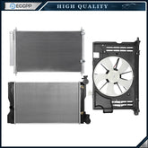 Electric Radiator Condenser Cooling Fan Kit For Toyota For Corolla 2014-2015 6B93BC-57