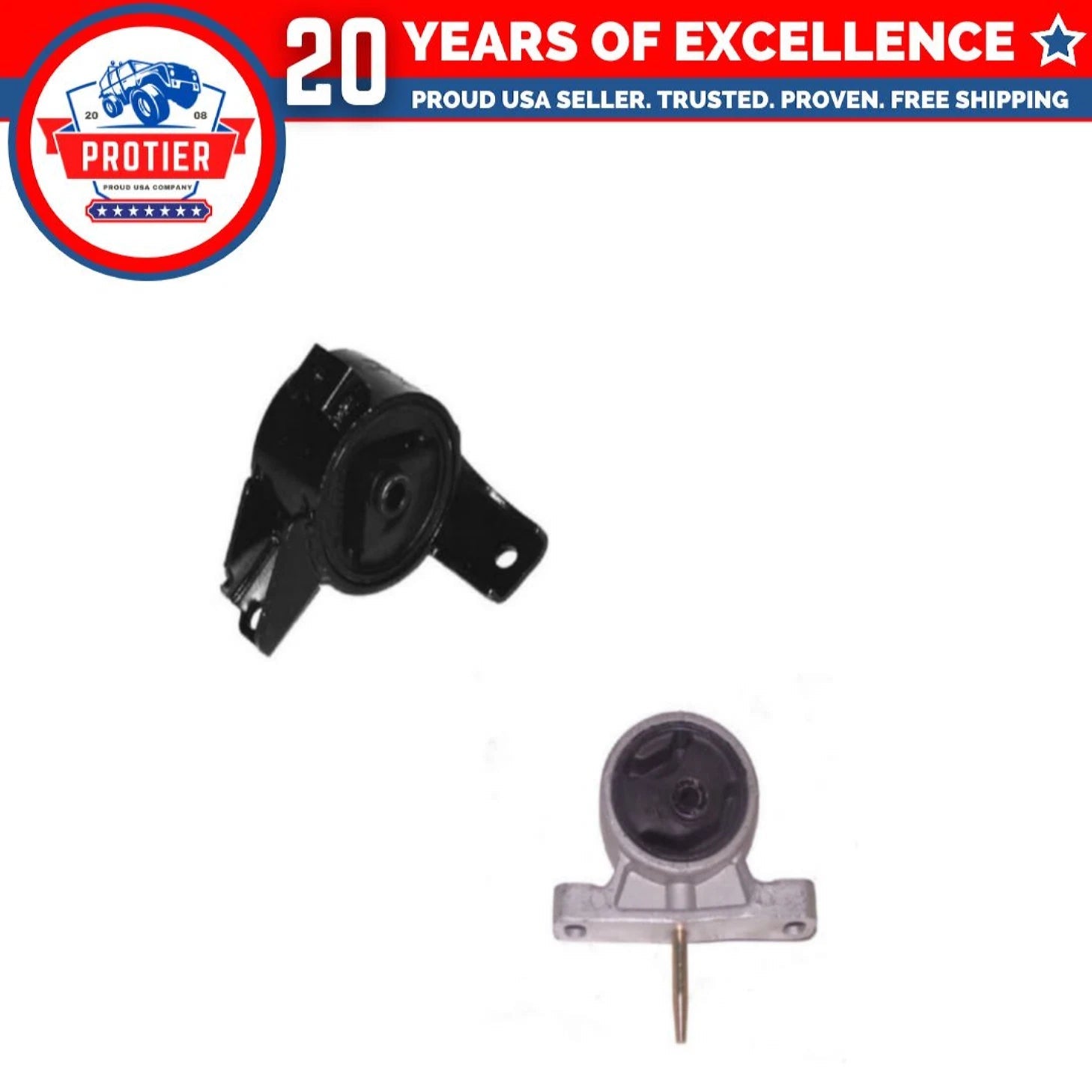 Engine Motor & Trans Mount 2PCS Set for 2004-2007 Suzuki Aerio 2.3L for Manual 6B93BC-57