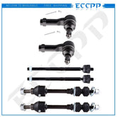 Pcs 6 Suspension Front Sway Bar Link Tie Rod End Kit For 04-06 Ford F-150 4WD 6B93BC-57