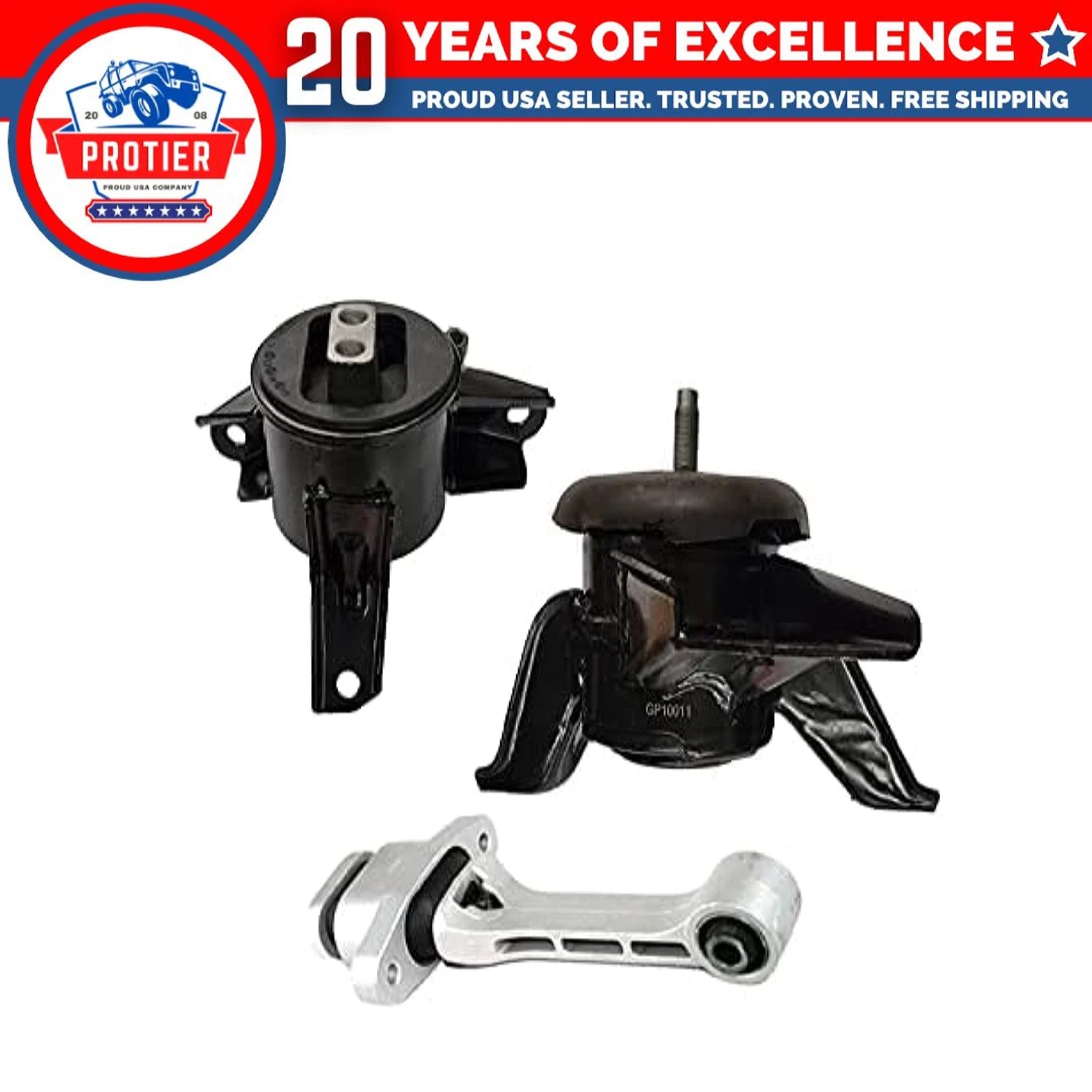 Fits 2014-2015 Hyundai Tucson 2.0L Engine Motor&Transmission Mount Set | A71069 6B93BC-57