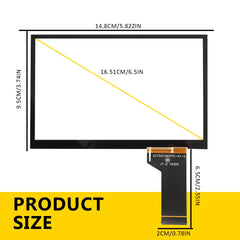 6.5'' Matte Touch screen For Digitizer VW Skoda MIB STD2 Car Radio 680 200 EOA 6B93BC-57