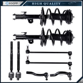 Front Struts Sway Bar Tie Rods End Link for 2006-2011 2012 Toyota RAV4 2.4L 2.5L KOEEP