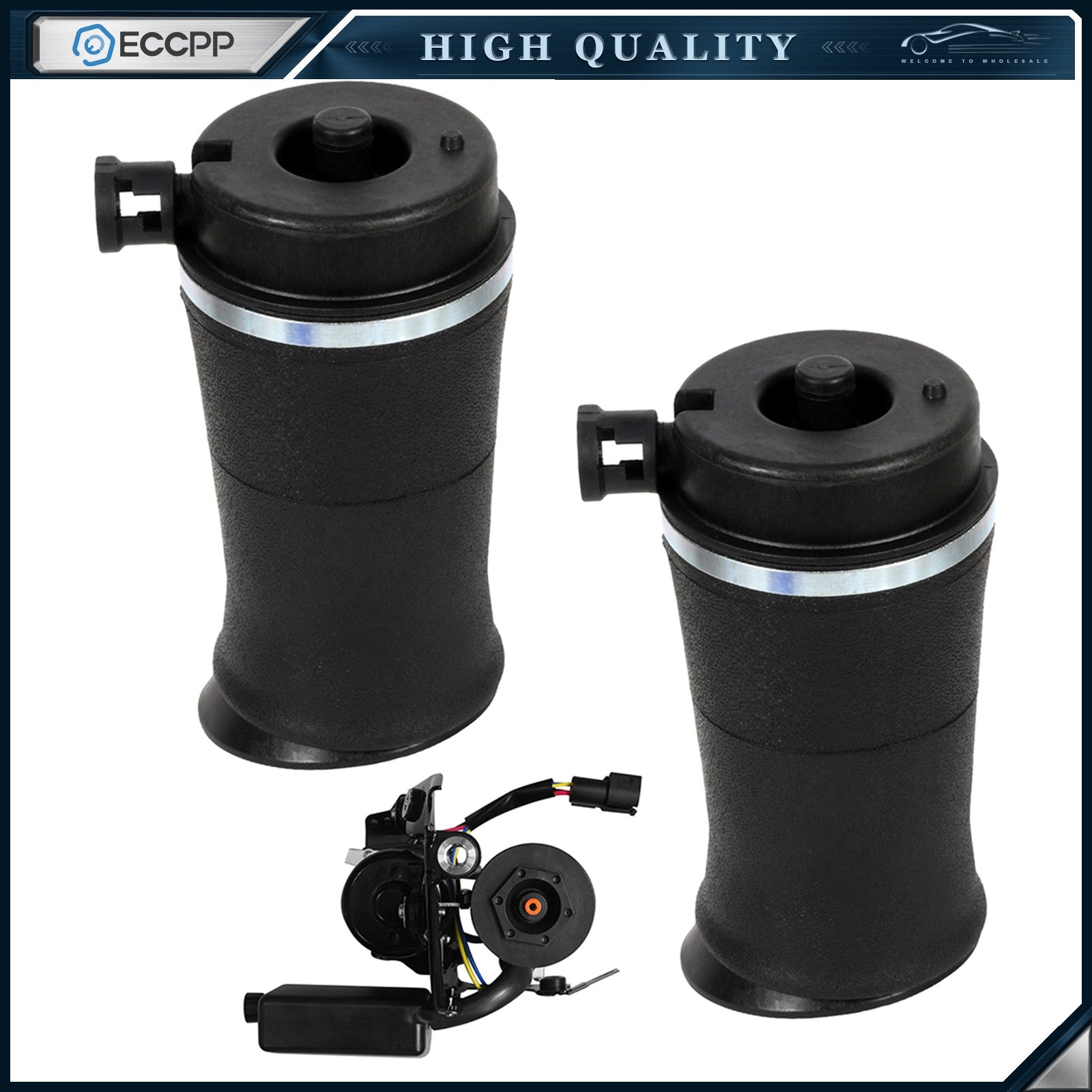3X Rear Air Suspension Spring Compressor For 98-02 Lincoln Navigator Expedition 6B93BC-57