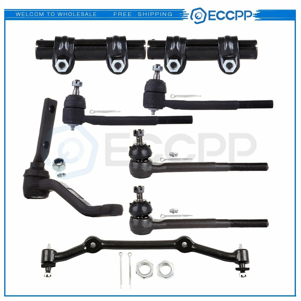 8pcs Front Tie Rods Center Link Idler Arm For 1983-1995 GMC S15 Jimmy Sonoma 2WD 6B93BC-57