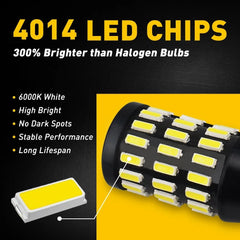AUXITO LED Reverse Back Up Light Bulb 921 912 W16W T15 906 916 Super White 6000K AUXITO