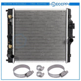 Radiator 1290 with Universal Oil Hose Clamps Kit for 1997-2000 Acura EL KOEEP