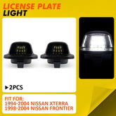 Pair LED License Plate Rear Bumper Light Lamp White For 1998-04 Nissan Frontier 6B93BC-57