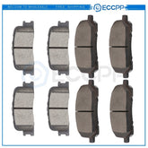 Front Rear Metallic Brake Pads For 2001 2002 2003 Toyota Highlander 8pcs 6B93BC-57