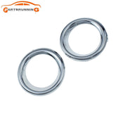 Left & Right Chrome Fog Light Trim Set For 14-16 Mazda 3 BJE150C12,BJE150C22 6B93BC-57