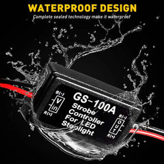 Universal third Brake light Stop Light Pulsing Strobe Flashing Module Controller 6B93BC-57